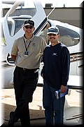 CIRRUS TEST PILOT GARY BLACK WITH DR. WARREN PERGER.JPG